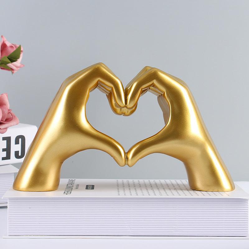 LoveSculpt Handcrafted Wooden Heart Decoration Natural Home Decor Accent