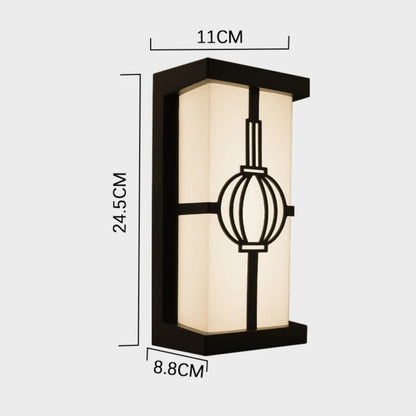 LumeRadar LED Outdoor Wall Light with Motion Sensor Waterproof Modern Exterior Light