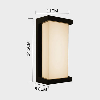 LumeRadar LED Outdoor Wall Light with Motion Sensor Waterproof Modern Exterior Light
