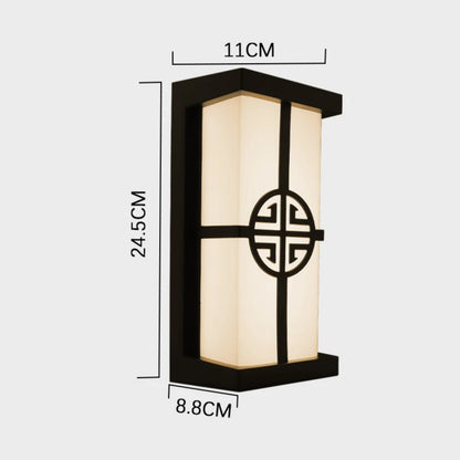 LumeRadar LED Outdoor Wall Light with Motion Sensor Waterproof Modern Exterior Light