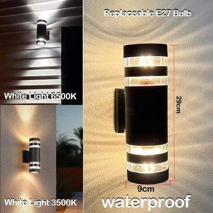 LumiBloc LED Outdoor Wall Light Up and Down Modern IP65 Fixture
