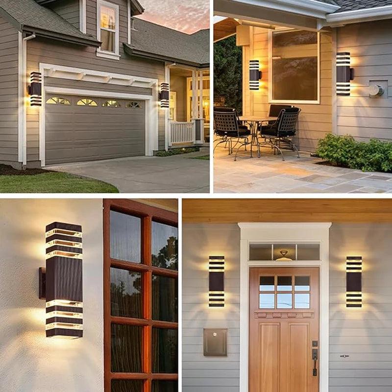 LumiBloc LED Outdoor Wall Light Up and Down Modern IP65 Fixture