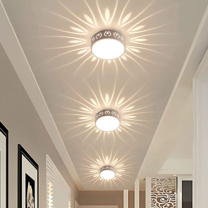 LumiForm Minimalist LED Ceiling Light with Soft Warm Glow and Slim Modern Design