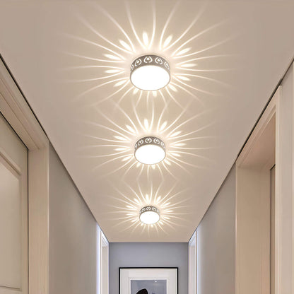 LumiForm Minimalist LED Ceiling Light with Soft Warm Glow and Slim Modern Design