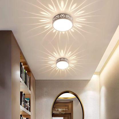 LumiForm Minimalist LED Ceiling Light with Soft Warm Glow and Slim Modern Design
