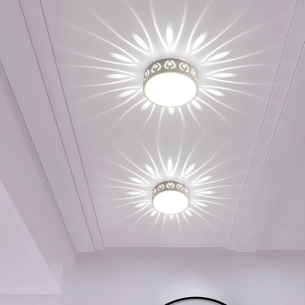 LumiForm Minimalist LED Ceiling Light with Soft Warm Glow and Slim Modern Design