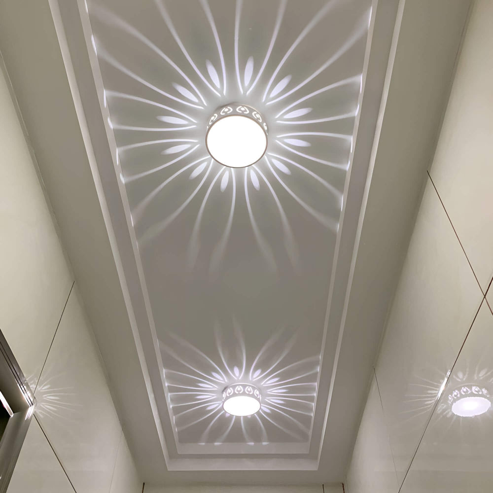 LumiForm Minimalist LED Ceiling Light with Soft Warm Glow and Slim Modern Design