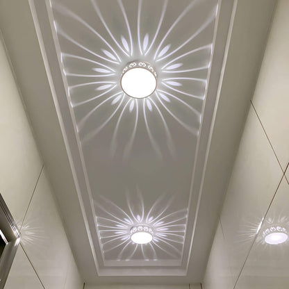 LumiForm Minimalist LED Ceiling Light with Soft Warm Glow and Slim Modern Design