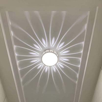 LumiForm Minimalist LED Ceiling Light with Soft Warm Glow and Slim Modern Design