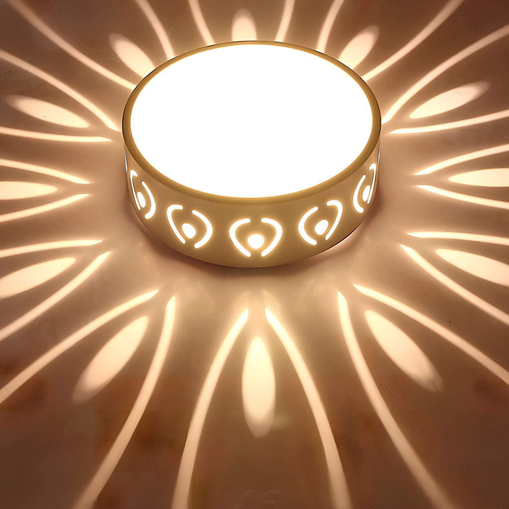 LumiForm Minimalist LED Ceiling Light with Soft Warm Glow and Slim Modern Design