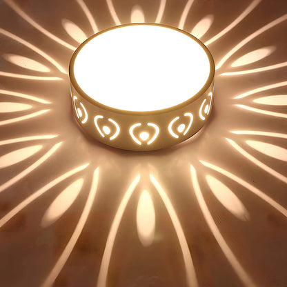 LumiForm Minimalist LED Ceiling Light with Soft Warm Glow and Slim Modern Design