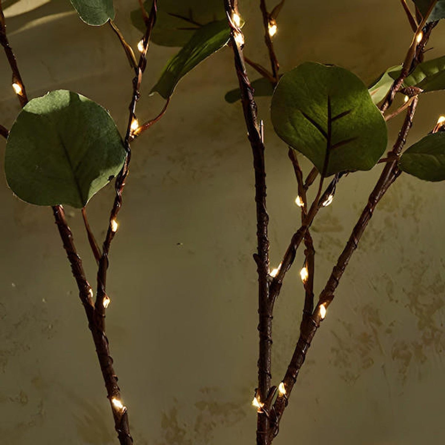 LumiVista Olive Branch LED String Light 70cm Warm White Decorative Light