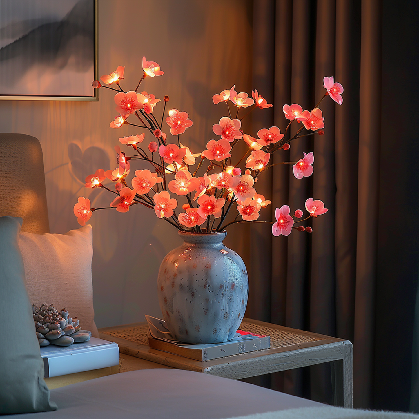 LumiVista Olive Branch LED String Light 70cm Warm White Decorative Light