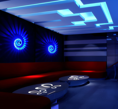 LuminBlast LED Spiral Wall Light Colorful Modern Indoor Wall Lamp