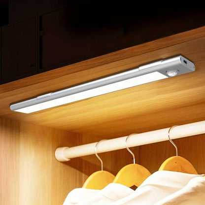 LuminaLux Wireless LED Motion Sensor Light Rechargeable Under Cabinet Lamp