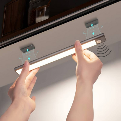 LuminaLux Wireless LED Motion Sensor Light Rechargeable Under Cabinet Lamp