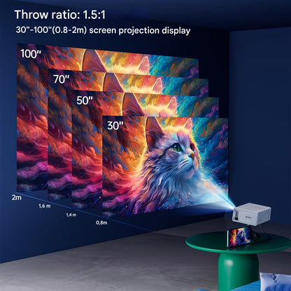 LumoBeam Mini Projector HD Portable Home and Outdoor Cinema