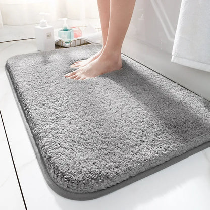 Luxe Cloud Comfort Bathroom Rug Ultra Soft Absorbent Non Slip Mat
