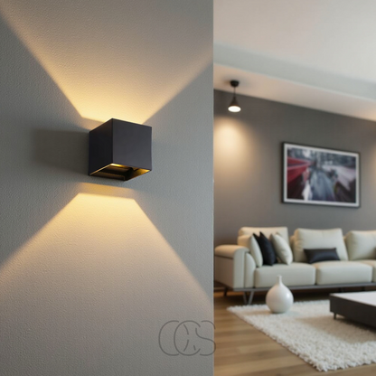 Luxe Motion Sensor Wall Light Warm LED 2700K