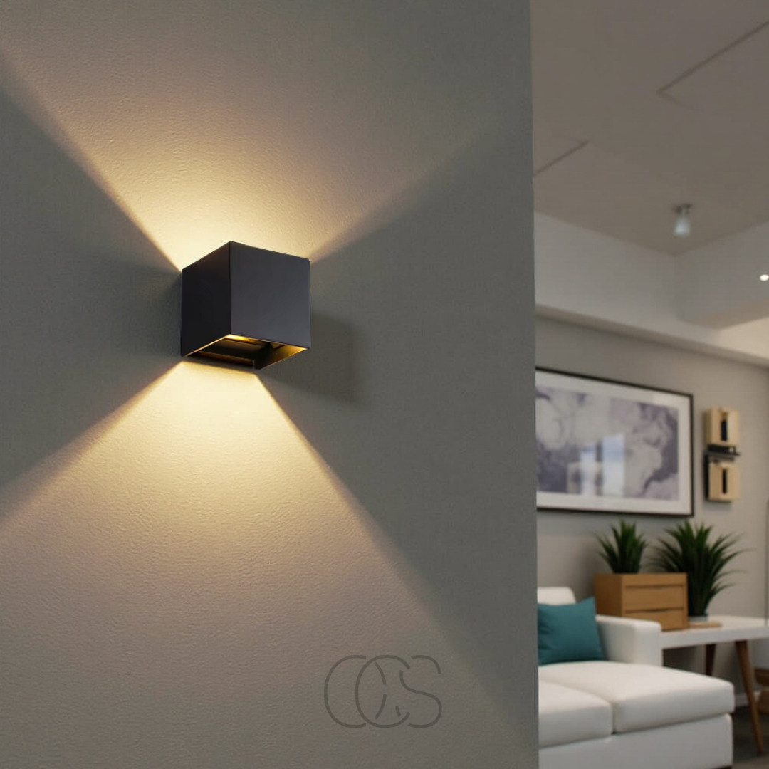 Luxe Motion Sensor Wall Light Warm LED 2700K
