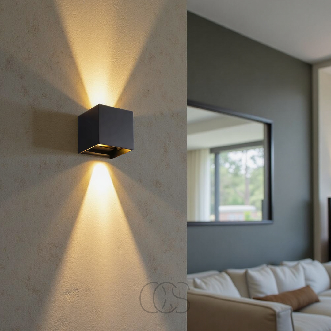 Luxe Motion Sensor Wall Light Warm LED 2700K