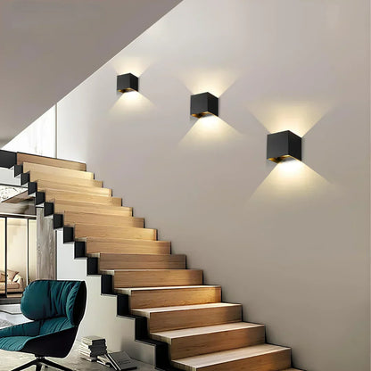 Luxe Motion Sensor Wall Light Warm LED 2700K