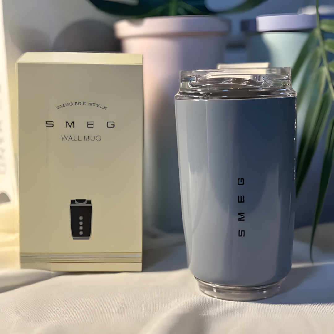 LuxeTherm 500ml Stainless Steel Thermal Travel Mug Insulated Leakproof Coffee Cup