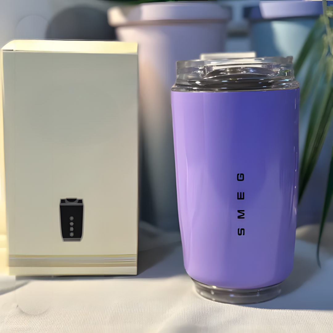 LuxeTherm 500ml Stainless Steel Thermal Travel Mug Insulated Leakproof Coffee Cup