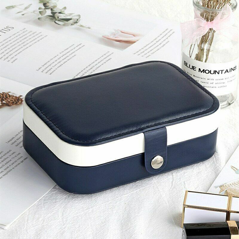 Luxio Double Layer Jewellery Box Elegant Organizer for Travel and Home Storage