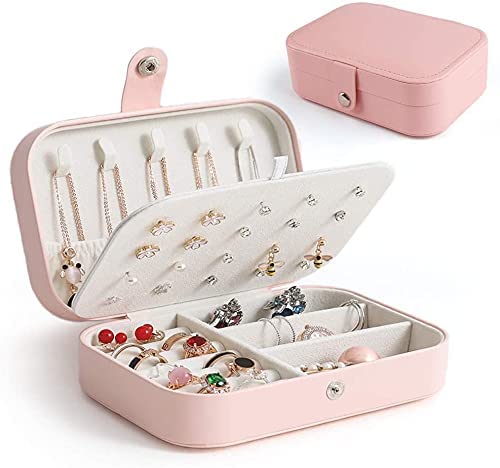 Luxio Double Layer Jewellery Box Elegant Organizer for Travel and Home Storage