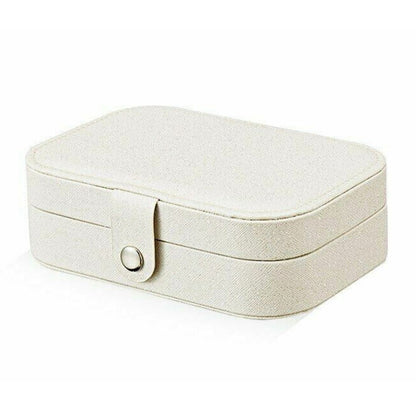 Luxio Double Layer Jewellery Box Elegant Organizer for Travel and Home Storage
