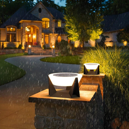 Luxio Solar Japanese Style Garden Lamp Outdoor LED