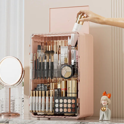 Luxo Makeup Storage Box Dust Proof Cosmetic Organizer