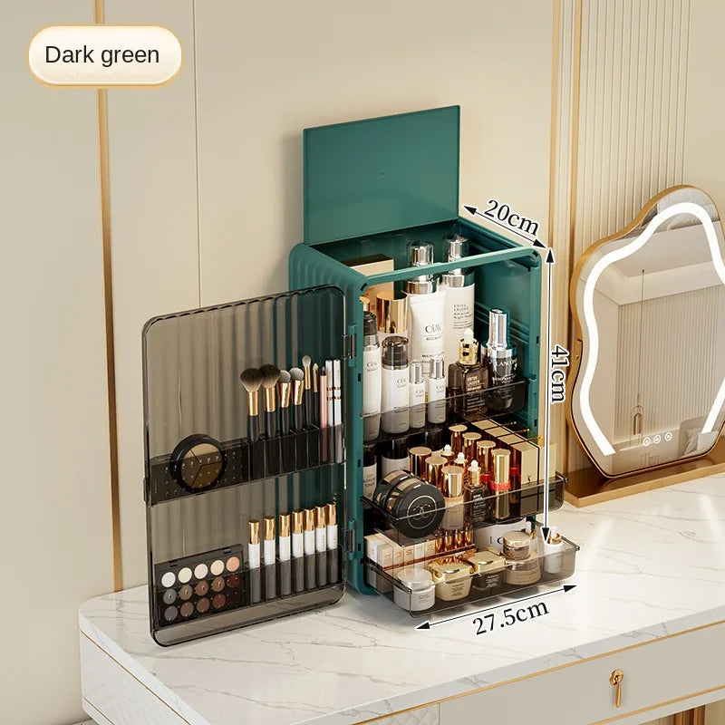 Luxo Makeup Storage Box Dust Proof Cosmetic Organizer