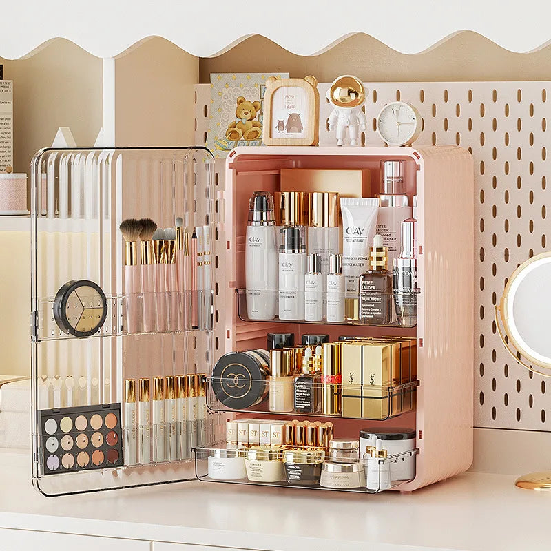 Luxo Makeup Storage Box Dust Proof Cosmetic Organizer