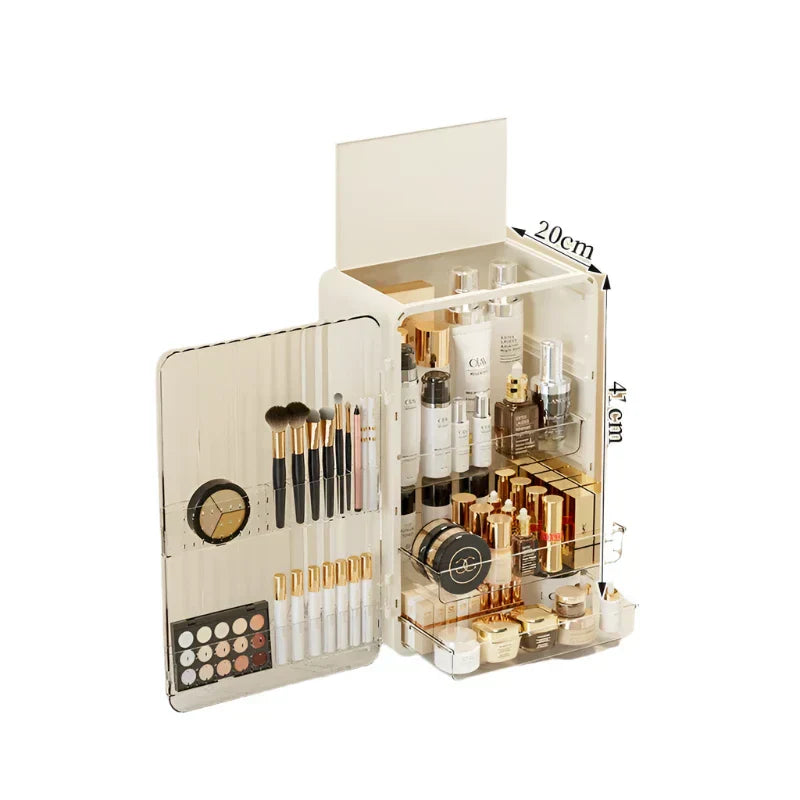 Luxo Makeup Storage Box Dust Proof Cosmetic Organizer