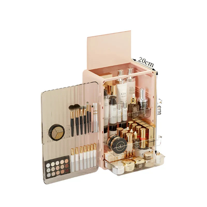 Luxo Makeup Storage Box Dust Proof Cosmetic Organizer