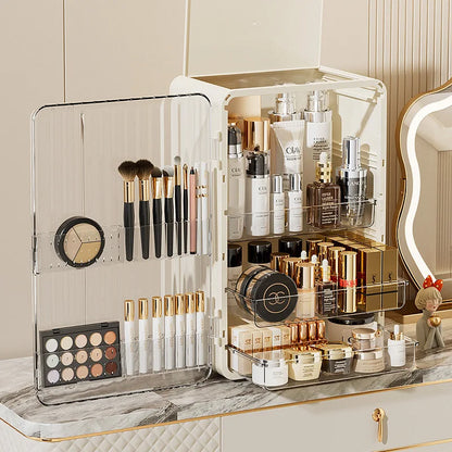 Luxo Makeup Storage Box Dust Proof Cosmetic Organizer