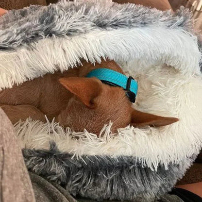 Luxury Calming Dog Bed Soft Plush Supportive Pet Bed