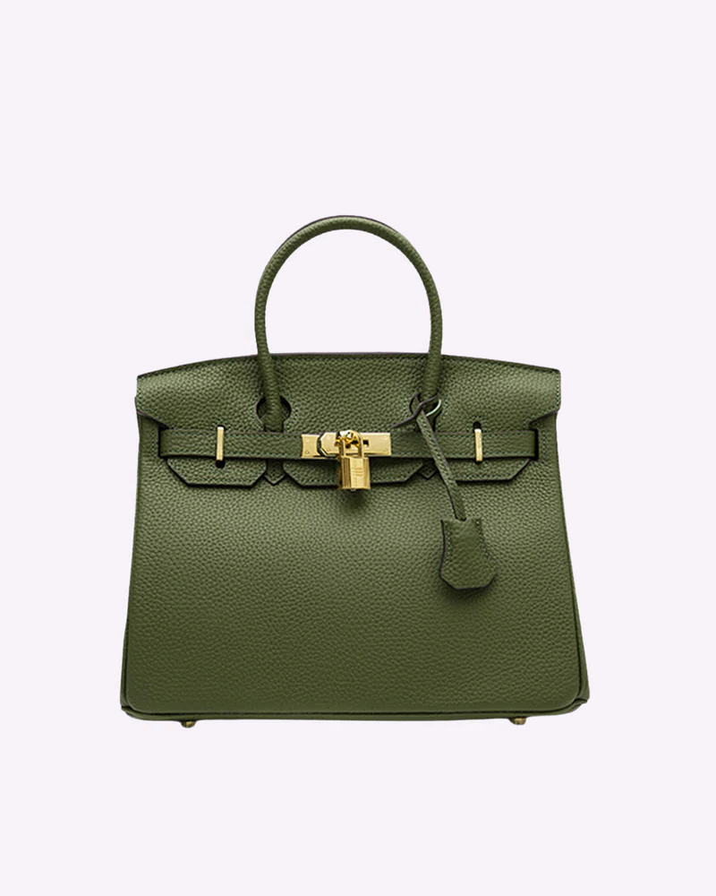 Luxury Leather Women’s Handbag Spacious Tote Bag with Organizer Insert