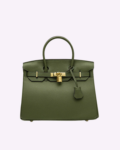 Luxury Leather Women’s Handbag Spacious Tote Bag with Organizer Insert