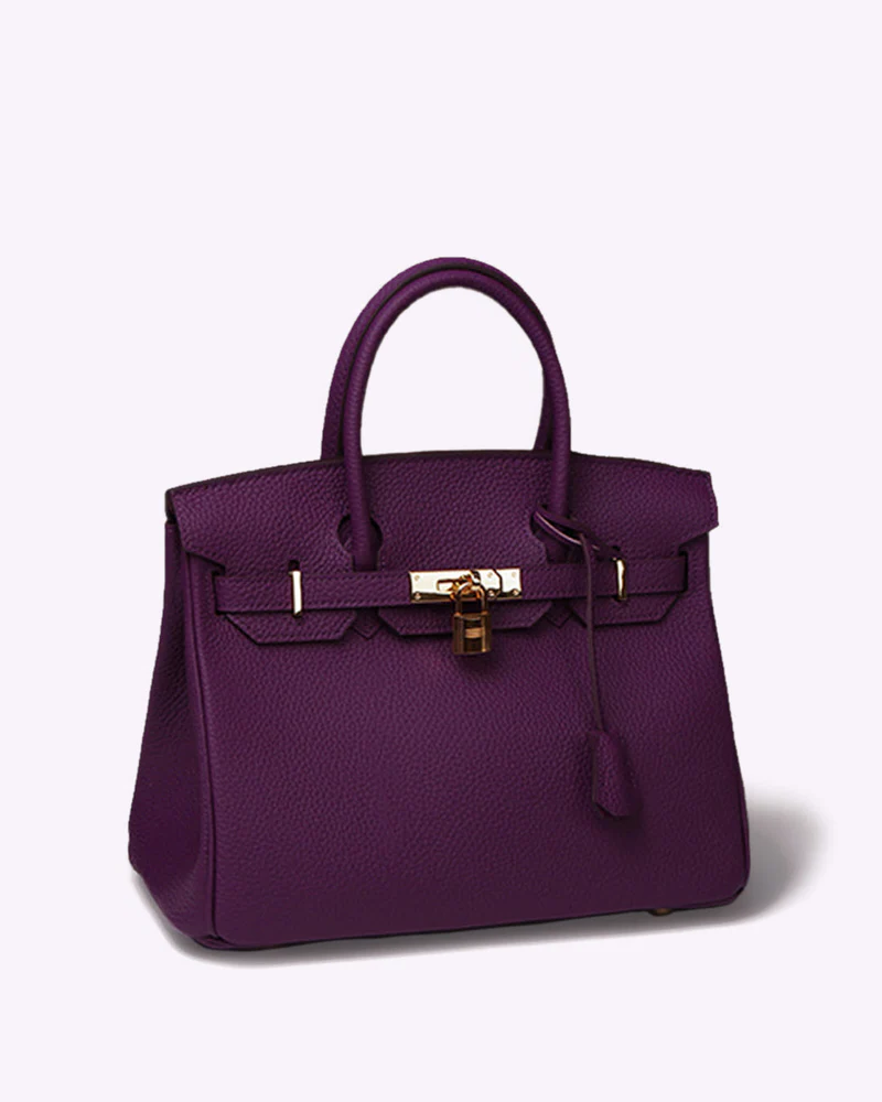 Luxury Leather Women’s Handbag Spacious Tote Bag with Organizer Insert