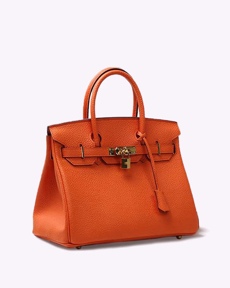 Luxury Leather Women’s Handbag Spacious Tote Bag with Organizer Insert
