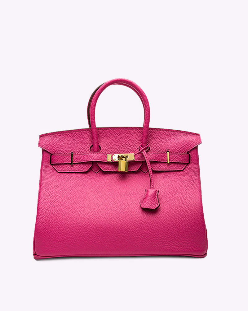 Luxury Leather Women’s Handbag Spacious Tote Bag with Organizer Insert