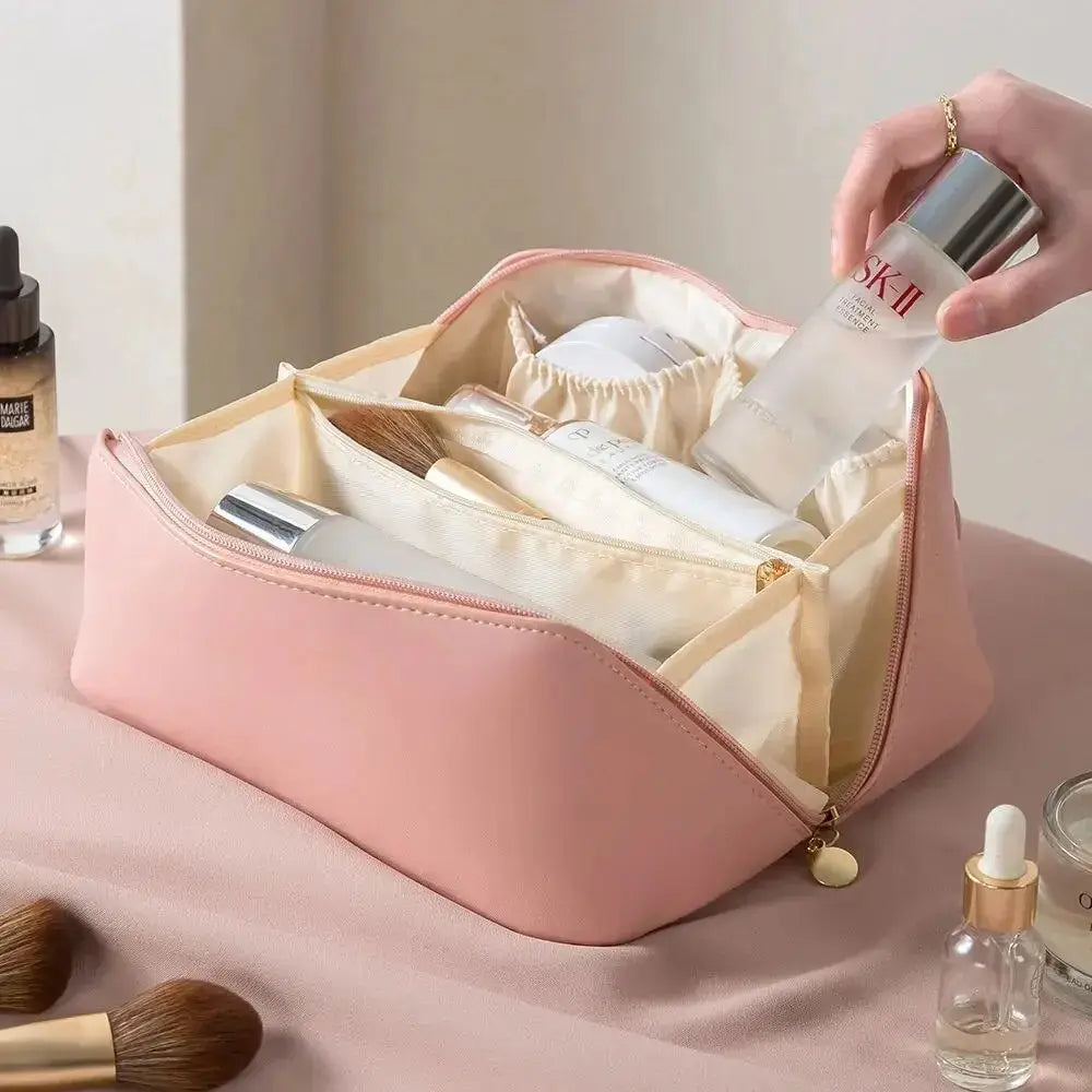 Luxury Makeup and Toiletry Bag Travel Cosmetic Organizer