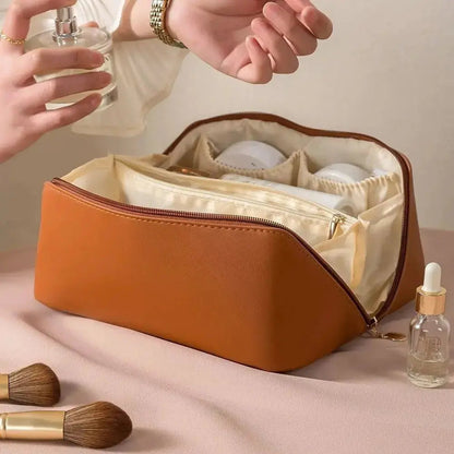 Luxury Makeup and Toiletry Bag Travel Cosmetic Organizer
