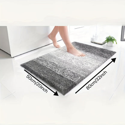 Luxury Microfibre Bath Mat Ultra Soft Non Slip Washable Bathroom Rug