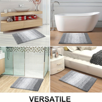 Luxury Microfibre Bath Mat Ultra Soft Non Slip Washable Bathroom Rug