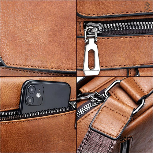 Luxury PU Leather Shoulder Bag Compact Crossbody for Everyday Use