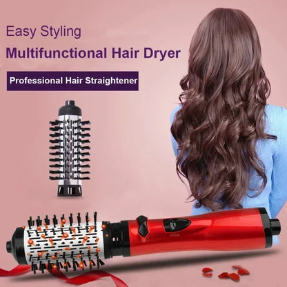 Magic Hair Styler Brush 3 in 1 Hair Dryer Straightener and Curler